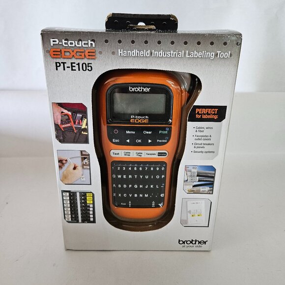 Brother Electrical Cable and Wiring Label Maker P-touch Edge PT-E105 - Picture 1 of 4